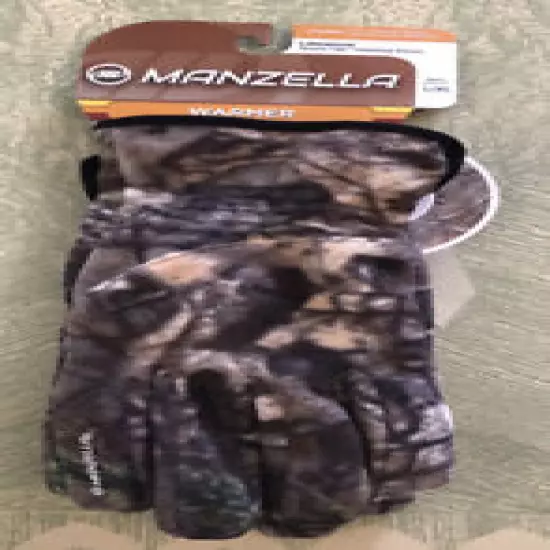 New Manzella Lakewood Touchtip Realtree Camo Gloves LG/XLG