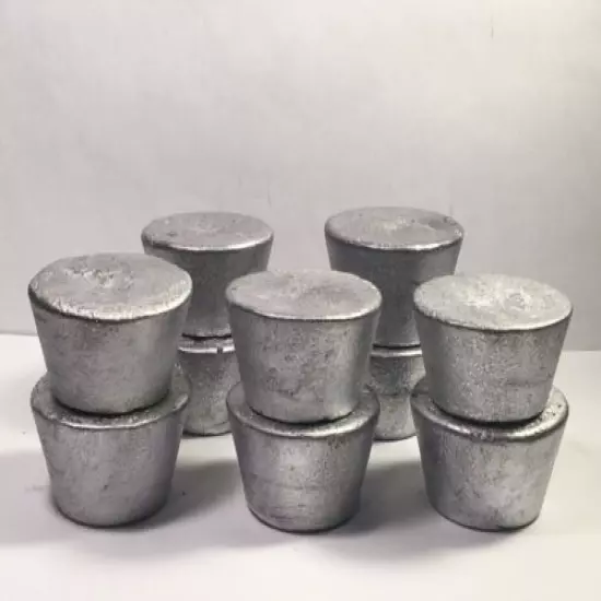 15+ Pounds of Pure Lead Ingots...Cleaned and Fluxed...FREE PRIORITY SHIPPING!