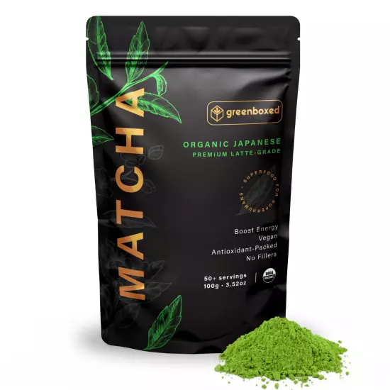 Te verde molido Japones - Matcha USDA organico - Calidad Premium Latte -100g