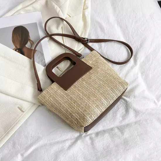 Straw Bags Women Summer Crossbody Bags Lady Travel Handbags Shoulder Bags