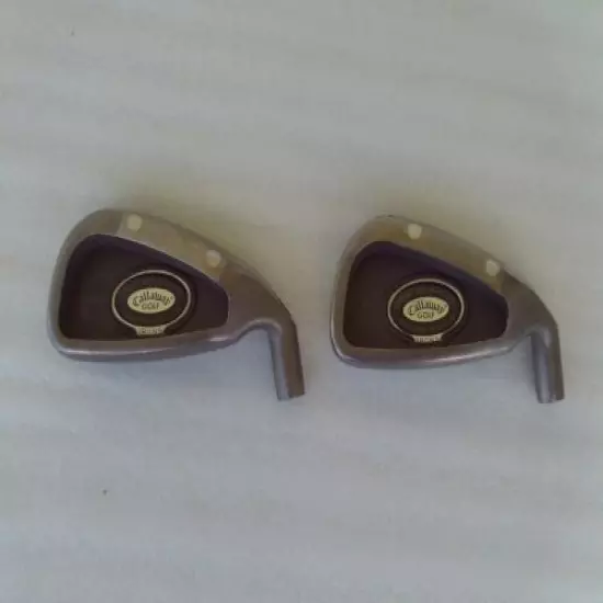 Ladies Callaway Great Big Bertha Tungsten Titanium Iron Head Set 3 & 5 Irons RH