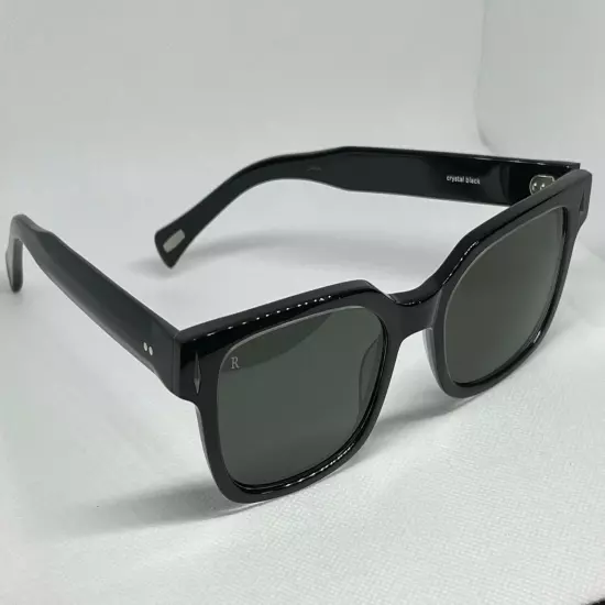 Raen Friar Crystal Black Frame Size 53mm Sunglasses New