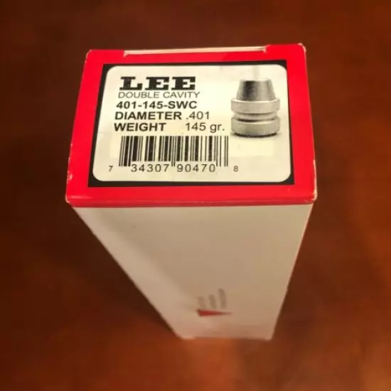 Lee Precision Double Cavity .40/10mm Mold 401-145-SWC .401 145gr **NEW** #203