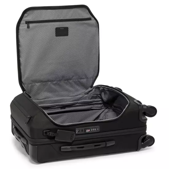 NEW Tumi ALPHA BRAVO CONTINENTAL Front Lid 4 Wheel Carry-On - ALL BLACK❗️