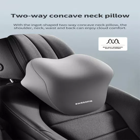 Car Pillow Neck Pillow Cervical Lumbar Support Car Headrest Back Pad Back Pillow