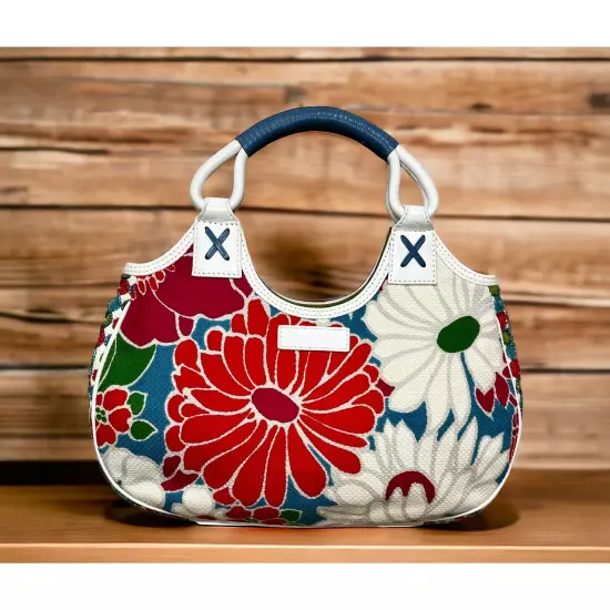 New Without Tags Isabella Fiore Floral Beaded Hand Bag 