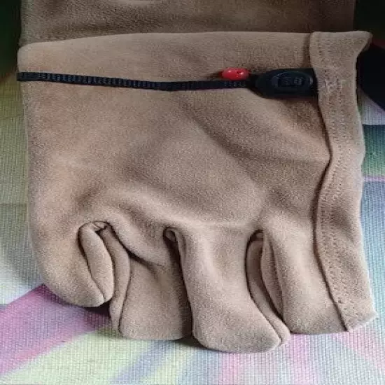 Work Gloves Wells Lamont Leather Grips Washable Suede Cowhide XL NWT