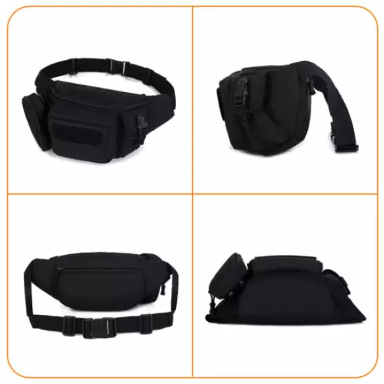 Tactical Waist Bag Military Fanny Pack Outdoor Multi-pocket Belt Pouch Hunting