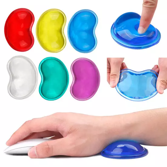 Silicone Wrist Arm Rest Gel Mouse Pad Wrist Support For Computer Laptop PC