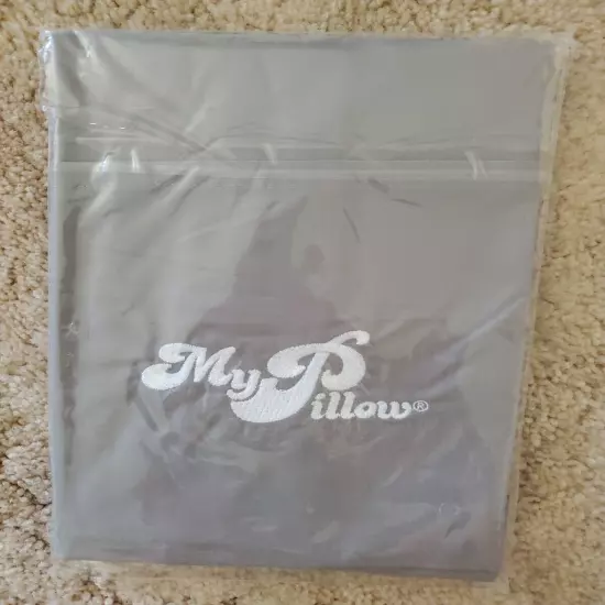 My Pillow ROLL AND GO PILLOWCASE- Frosted GRAY- For 12x18" Pillow