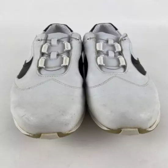 FootJoy Womens 10 emBody Black White Boa Lace Golf Leather Shoes 96104