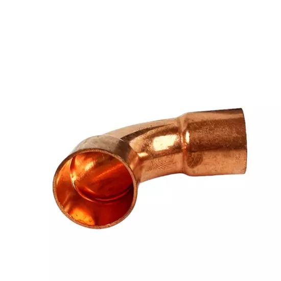 1/2" C x C 90° Degree Long Radius Copper Pipe Reducing Elbow Fitting