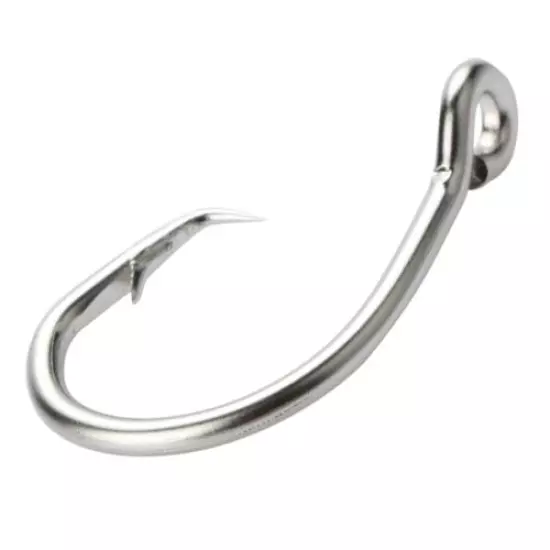 25pcs Saltwater Stainless Steel Fishing Hooks 8/0-12/0 Tuna Circle Big Game Hook