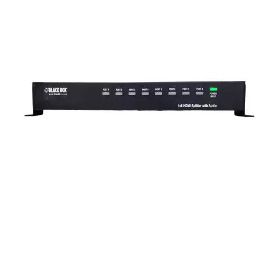 Black Box 8-Ports 1x8 HDMI Splitter With Audio AVSP-HDMI1X8