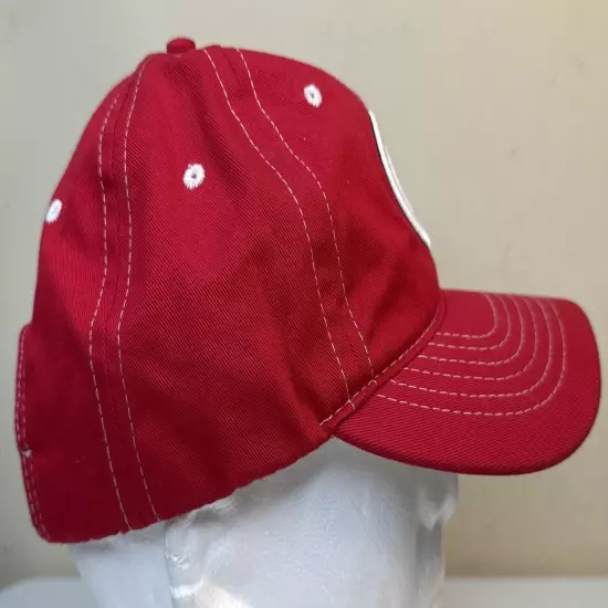 Cleveland Golf Strapback Hat Cap Red/White Logo One Size