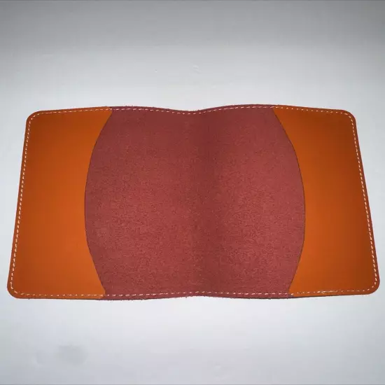 Baekgaard Leather Orange Luxury Passport Cover