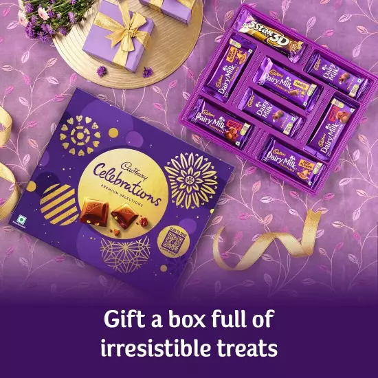 Cadbury Celebrations Premium Selections Chocolates Gift Pack, 268 g