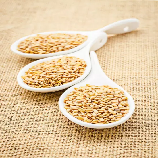 Organic Whole Golden Flax Seeds - Non-GMO, Kosher, Raw, Vegan - by Food To Live