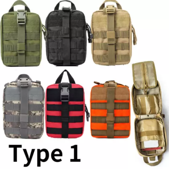 Military Tactical Molle Waist Bags Storage Pack Handbag Climbing Accessories Bag