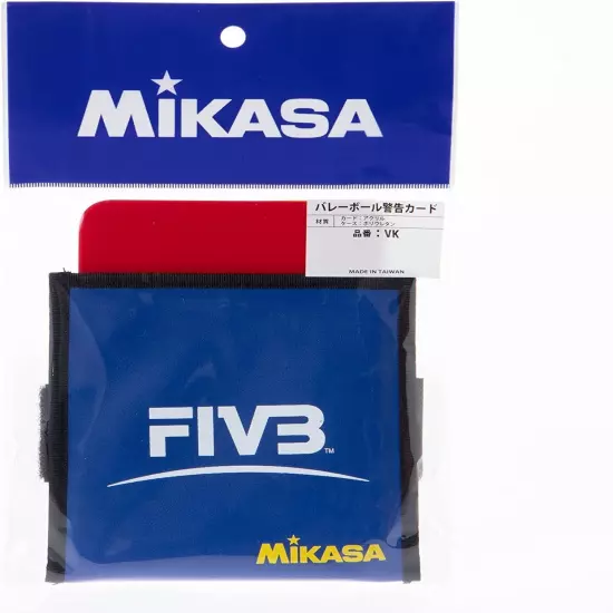 MIKASA Volleyball Warning Card for Referee VK Yellow/Red