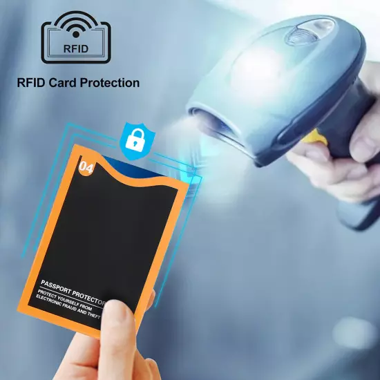 RFID Blocking Sleeve Credit Card Protector Anti Theft Safety Shield Case Cover