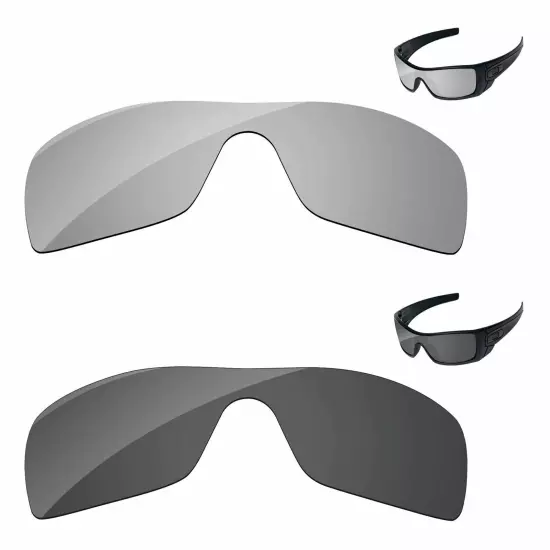 Lensology Polarized Replacement Lenses For-Oakley Batwolf OO9101 Multi-Options