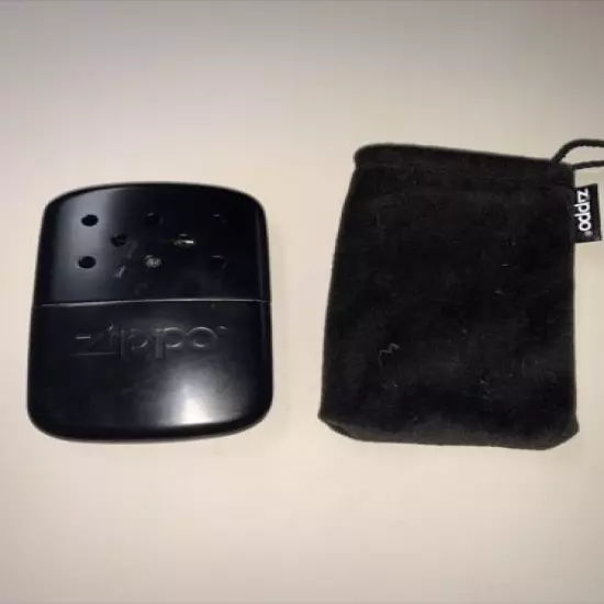 Zippo hand warmer + Black Heat Bag