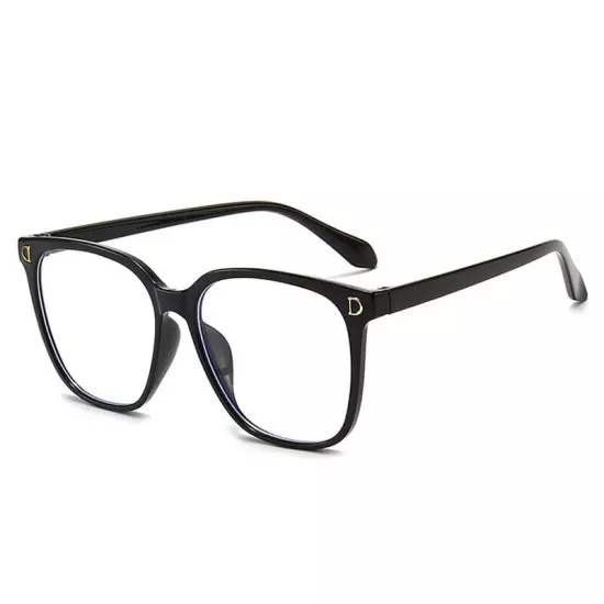 Fake Square Frame Clear Lens Geek Glasses UV Protection Nerd Unisex Fashion US ღ