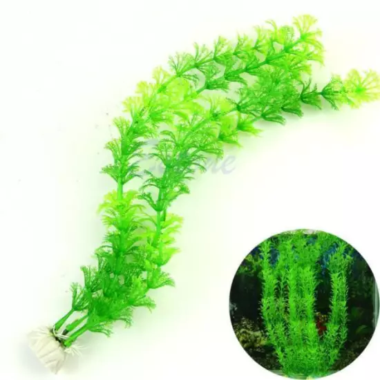 Aquarium Accessories Artificial Tank Grass Decoration Fish Water Plastic Grass