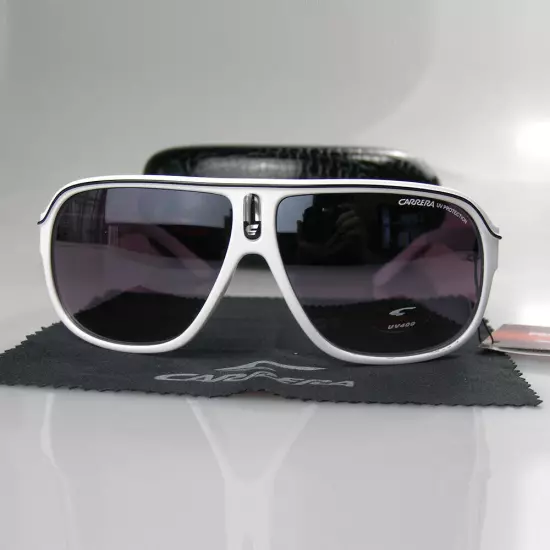 Men Women Retro Sunglasses Unisex Square Bright Black Frame Carrera Glasses C19