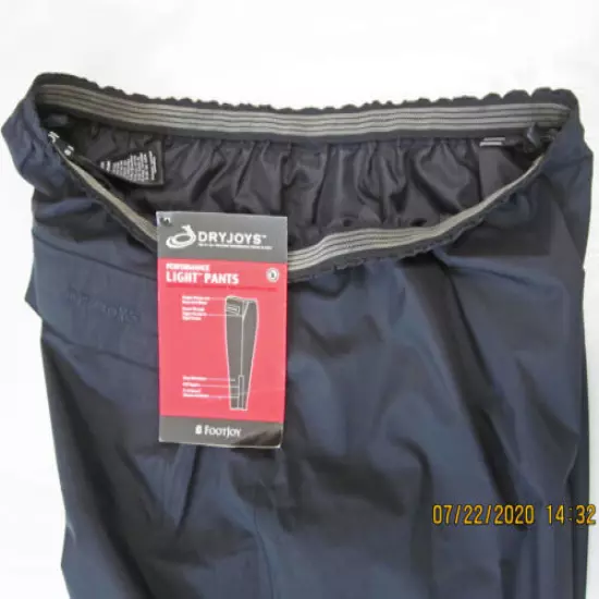 Men's DryJoys Performance Light Golf Pants Black, by FootJoy