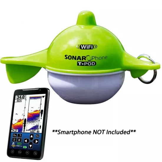 Vexilar Sonar Smart Phone WiFi Fishfinder Transducer Portable Castable Wireless