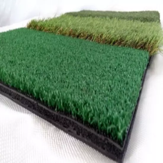 Tri-Turf Golf Hitting Grass Mat Realistic Fairway & Rough Portable Driving Train