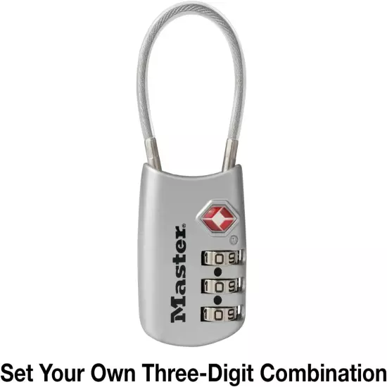 TSA Approved Combination Luggage Lock - Set Your Own Code for Security