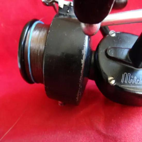 SCARCE EARLY MODEL VINTAGE MITCHELL 300 REEL WITH NUMBER 1559168 STAMPED TO BODY