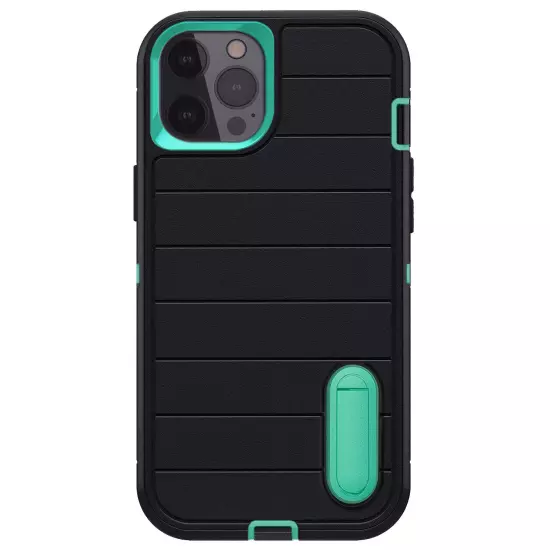 For iPhone 12 Pro Max/12 Pro/12 Shockproof Hybrid Rugged Hard Stand Case Cover