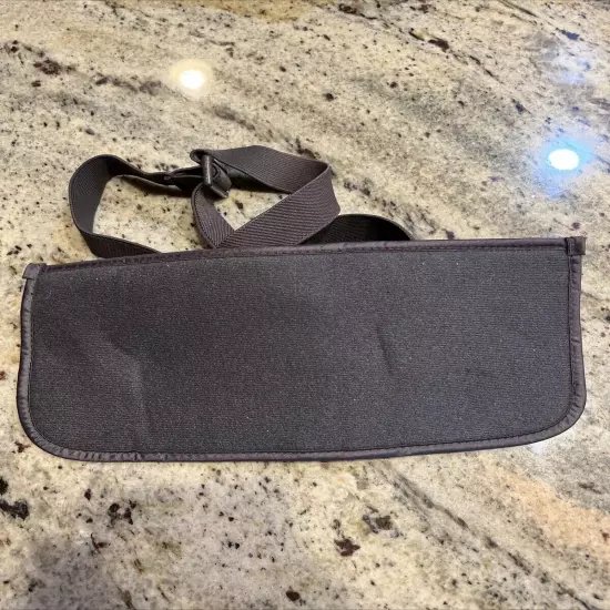 Samsonite Dark Grey Zipper Travel Money Belt Bumbag Pouch Wallet Fanny Pack .