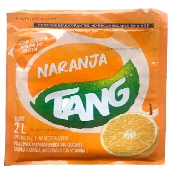 12-Pk TANG Orange Flavor Powdered Drink Mix 13g/.4oz