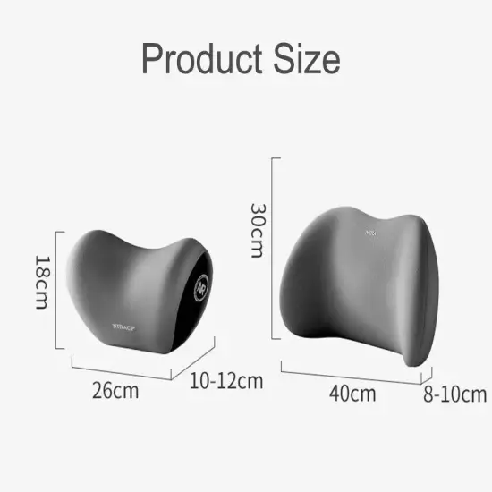 Car Pillow Headrest Neck Pillow Lumbar Support Car Headrest Back Pad Back Pillow