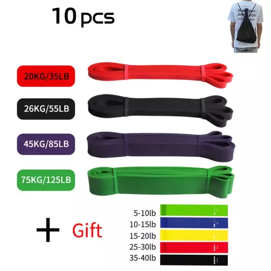 Workout Pilate Latex Resistance Band Exercise Elastic for Sport Strength Pull Up