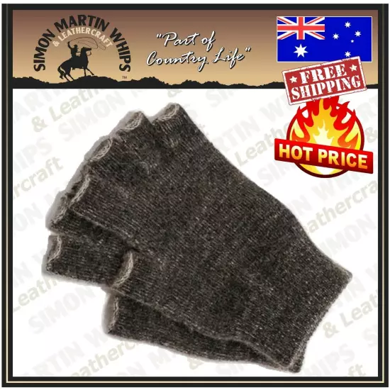 Possum Fur Merino Wool Fingerless Gloves Knitwear Made In New Zealand