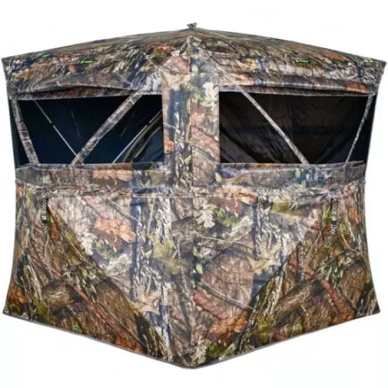 VIPER 3P 3-person ground blind SU87024 72”With Mesh Panel Windows Camouflage,NEW