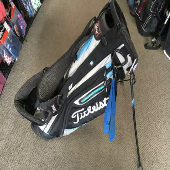 Titleist Black/Blue Used Golf Carry Bag