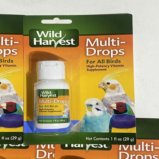 Wild Harvest Multi Drops vitamin mineral supplement 1 oz bottle Each 5 Pack