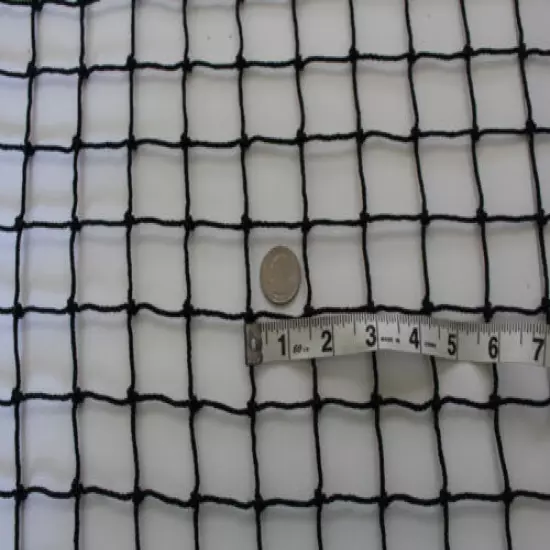  15' X 5' Nylon Lacrosse Backstop Barrier Impact Netting 1 1/2" #30 Hockey Net