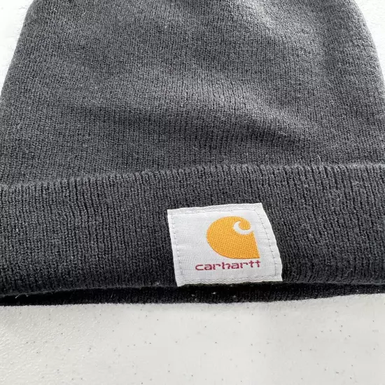 Carhartt Knit Cuffed Beanie One Size Black Winter Hat Cap Men’s Outdoor 2022