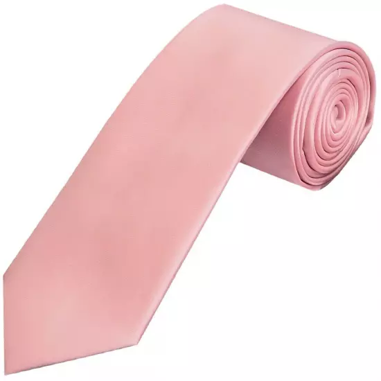 New Men's Dress Tie Solid Color Classic Neck Tie Necktie Wedding Formal USA