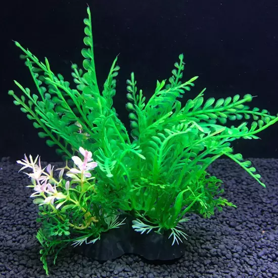 Artificial Underwater Plants Aquarium Water Plant Fish Tank Landscape Deco NEW~