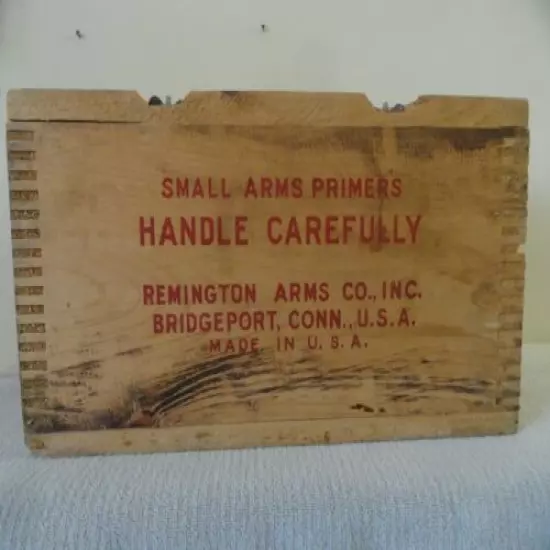 VINTAGE REMINGTON SMALL ARMS PRIMER BOX