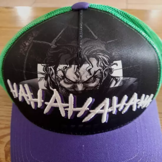 The Joker Ha HaHa Snapback Trucker Embroidered Hat DC Comics BatMan FREE SHIPPIN